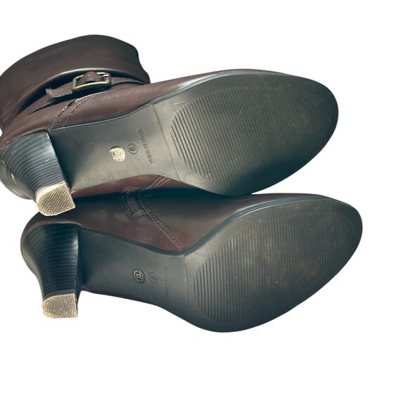 Arizona Jean Co Brown Faux Leather Boots 9 - Picture 11 of 11